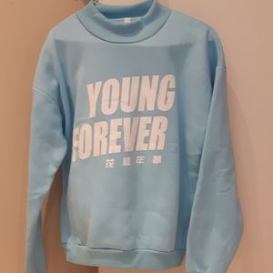 BTS NWT young forever crewneck sweater